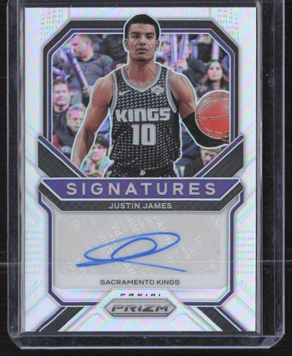2020-21 Panini Prizm #SI-JJA Justin James Signatures Prizms Silver