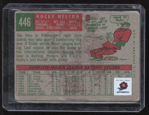 1959 Topps #446 Rocky Nelson