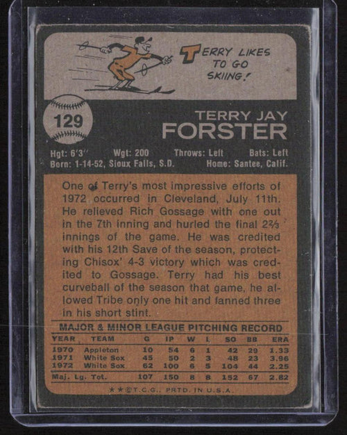 1973 Topps #129 Terry Forster