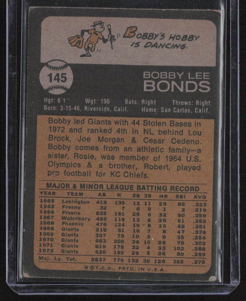 1973 Topps #145 Bobby Bonds