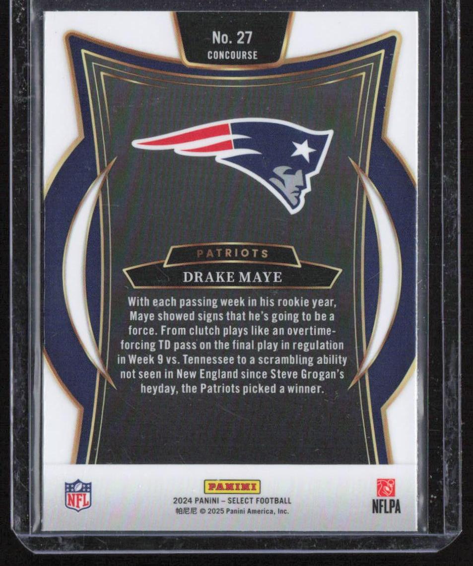 2024 Panini Select #27 Drake Maye