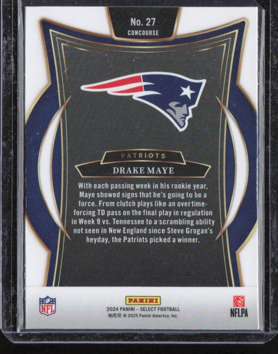 2024 Panini Select #27 Drake Maye