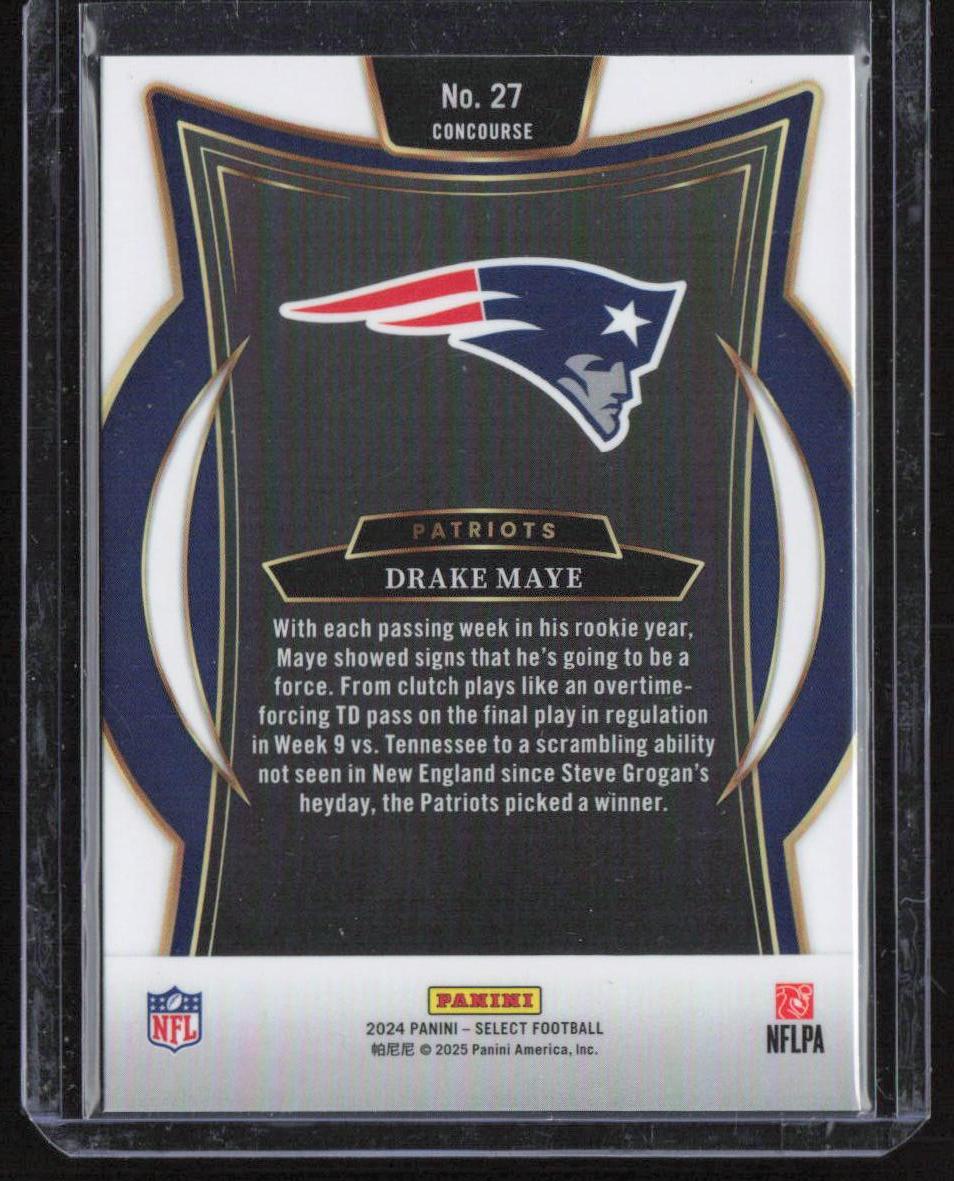 2024 Panini Select #27 Drake Maye