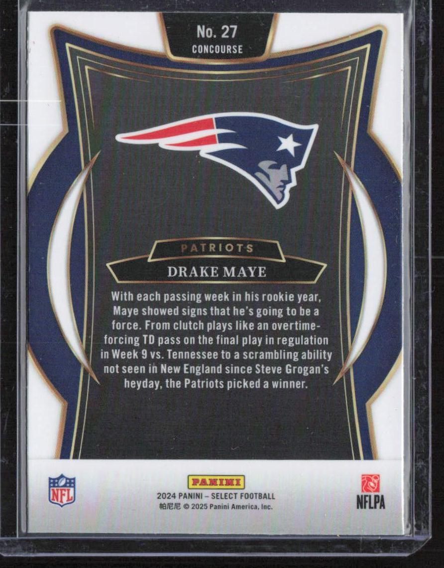 2024 Panini Select #27 Drake Maye