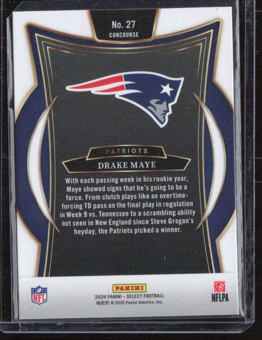2024 Panini Select #27 Drake Maye