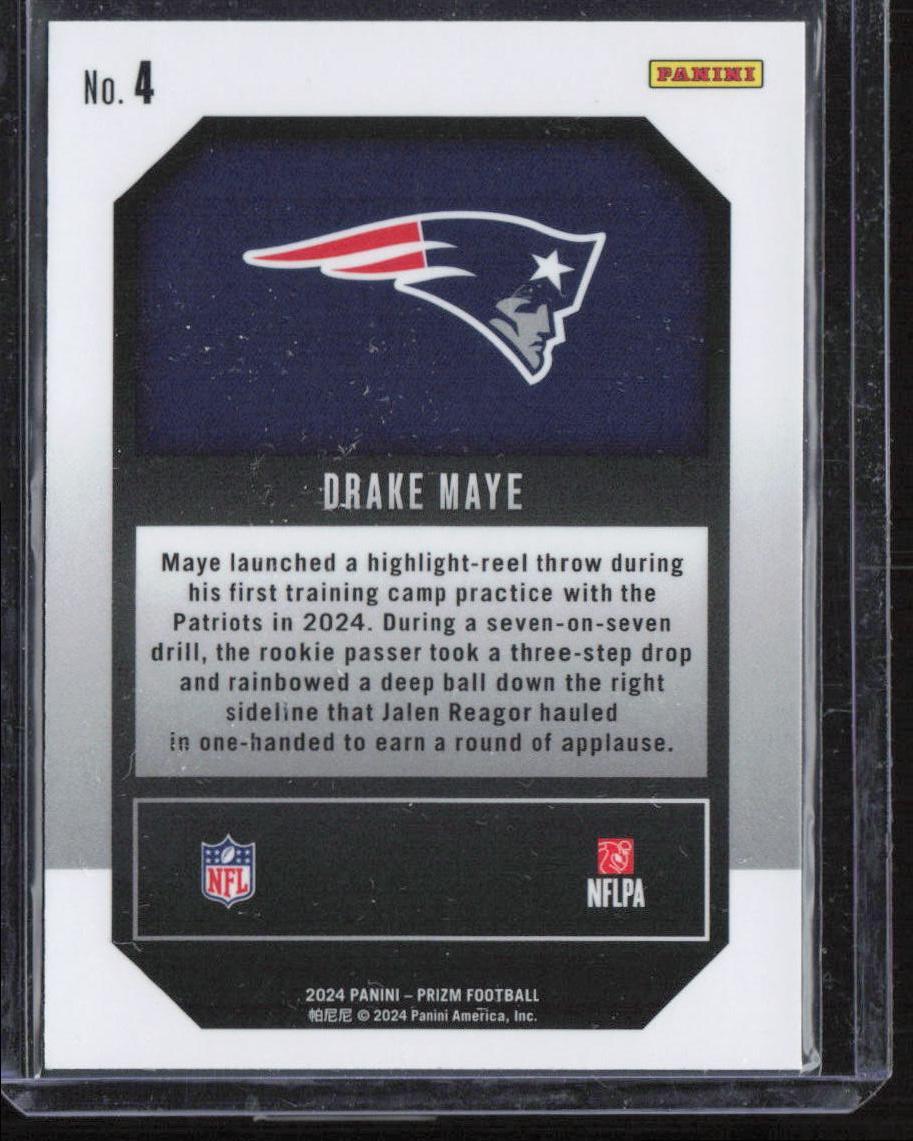 2024 Panini Prizm - Emergent #4 Drake Maye
