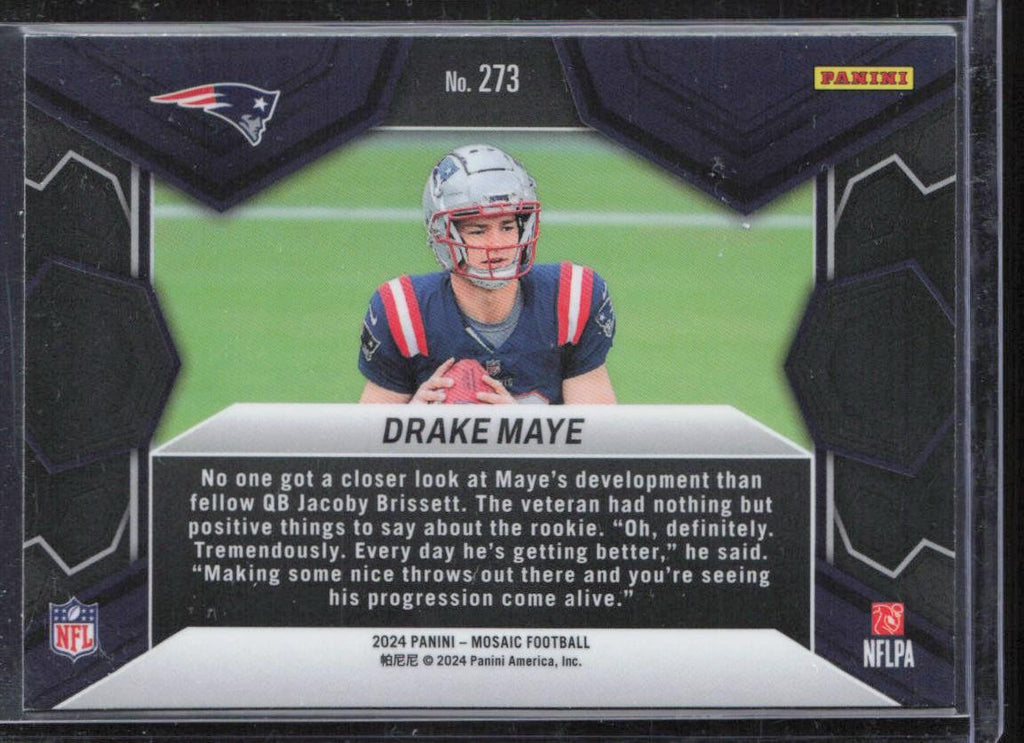 2024 Panini Mosaic #273 Drake Maye