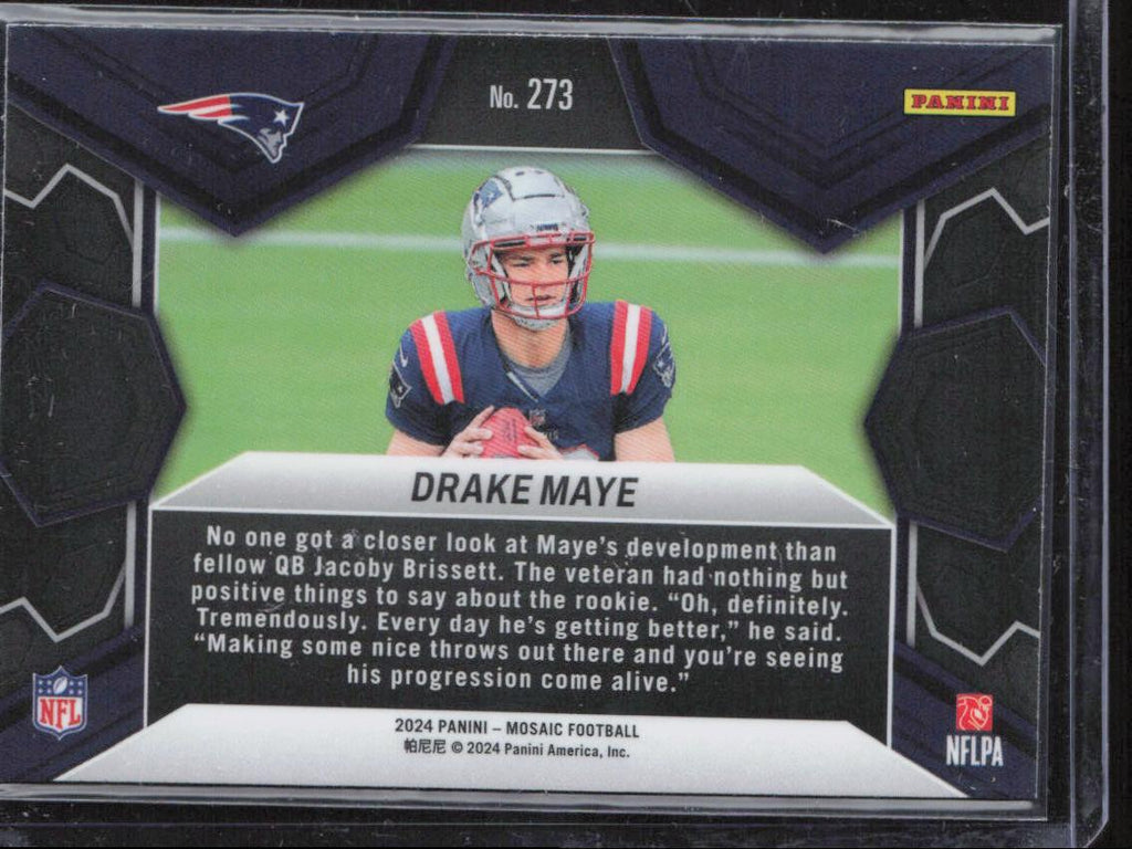 2024 Panini Mosaic #273 Drake Maye