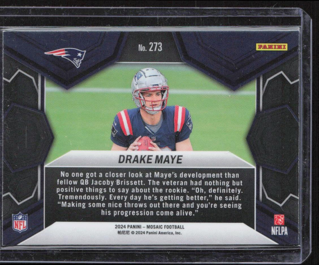 2024 Panini Mosaic #273 Drake Maye