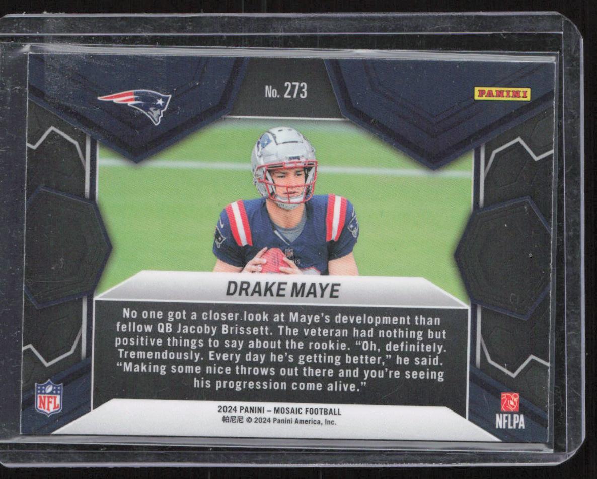 2024 Panini Mosaic #273 Drake Maye