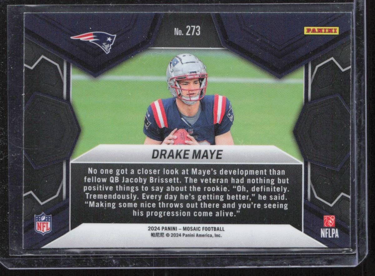 2024 Panini Mosaic #273 Drake Maye