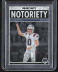 2025 Panini Mosaic #3 Drake Maye Notoriety