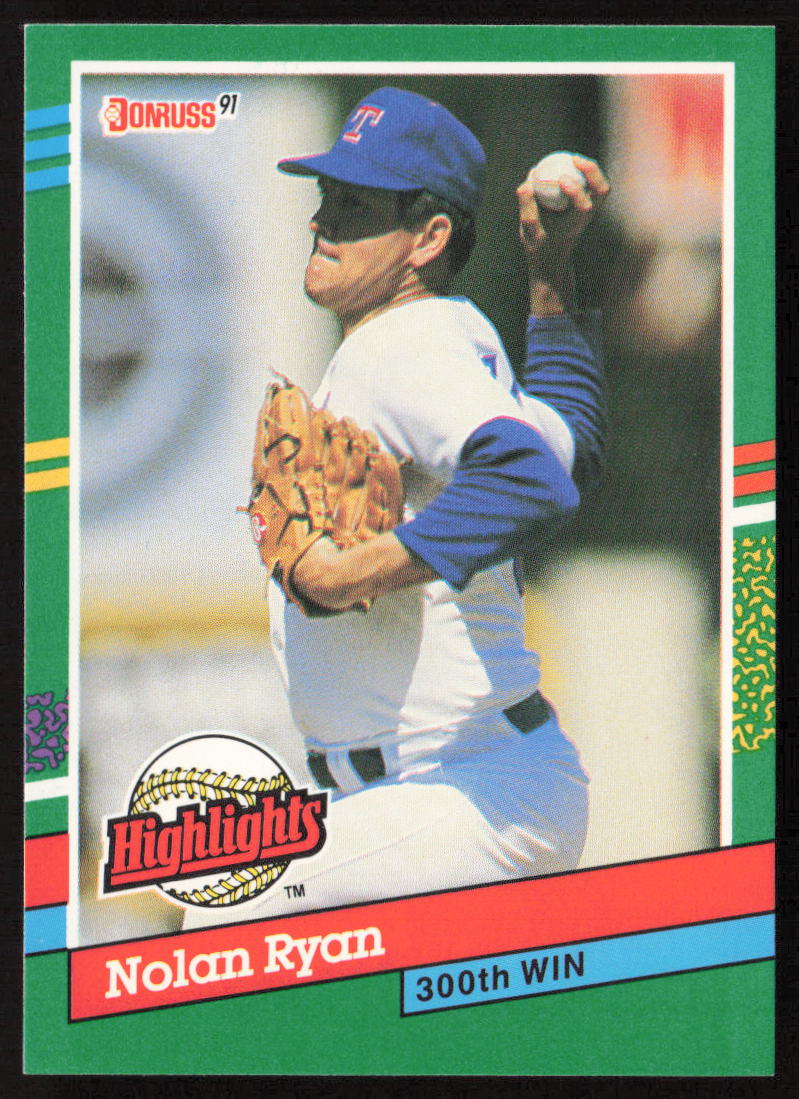 1991 Donruss #BC-15 Nolan Ryan Bonus Cards