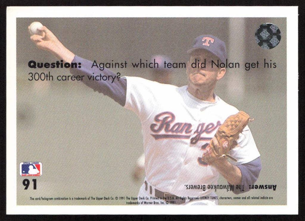1991 Upper Deck Comic Ball 2 #91 Seventh Inning Stretch