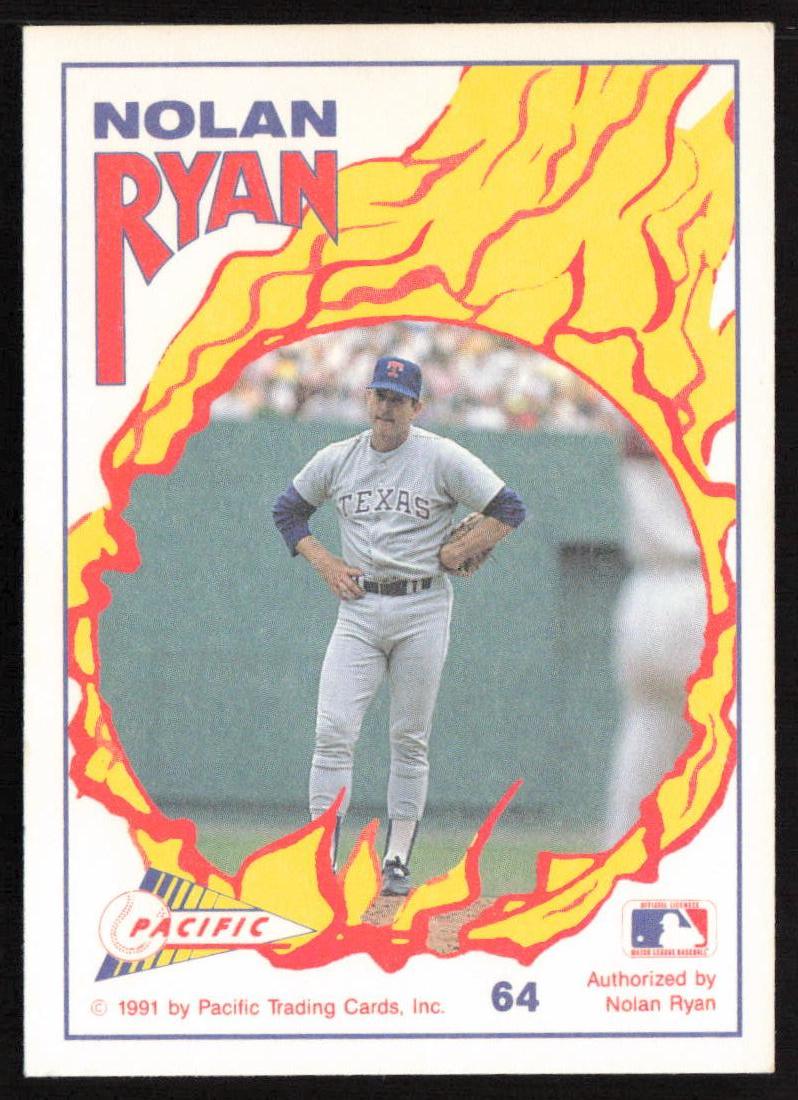 1991 Pacific Nolan Ryan Texas Express I #64 Nolan Ryan