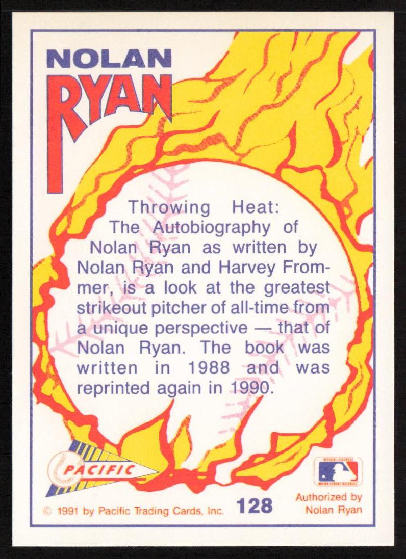 1992 Pacific Nolan Ryan Texas Express II #128 Nolan Ryan