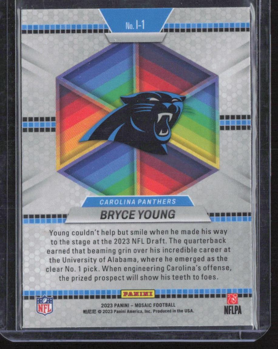 2023 Panini Mosaic #I-1 Bryce Young Introductions