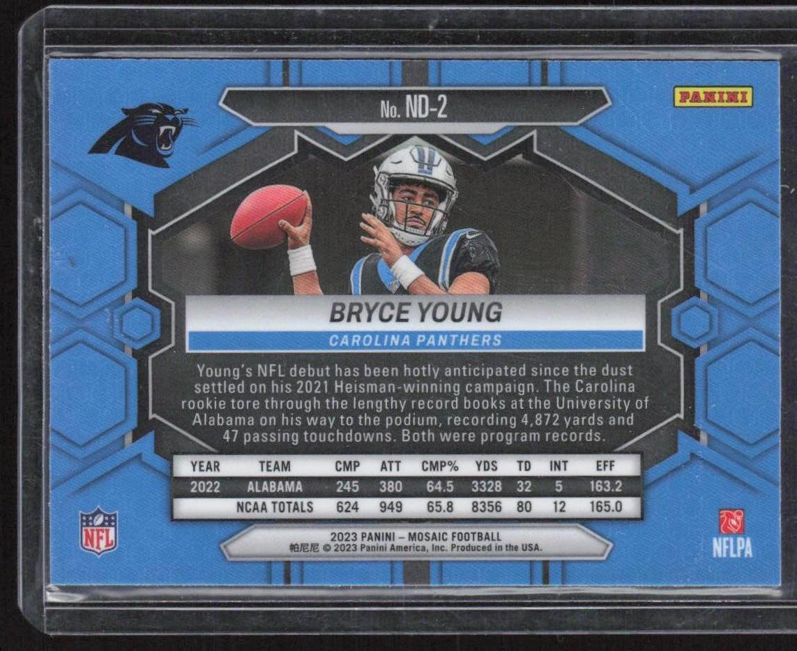 2023 Panini Mosaic #ND-2 Bryce Young