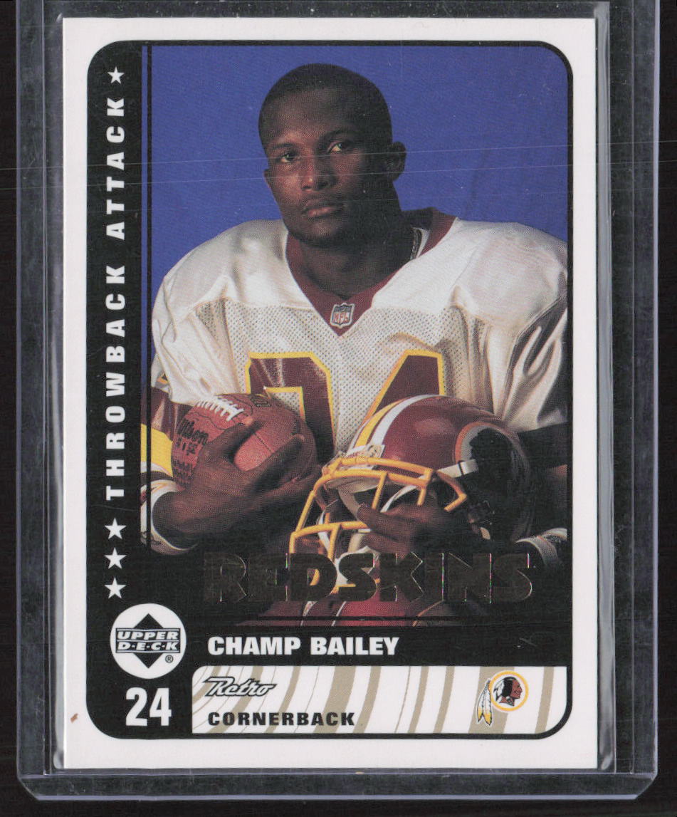 1999 Upper Deck Retro #T7 Champ Bailey Throwback Attack