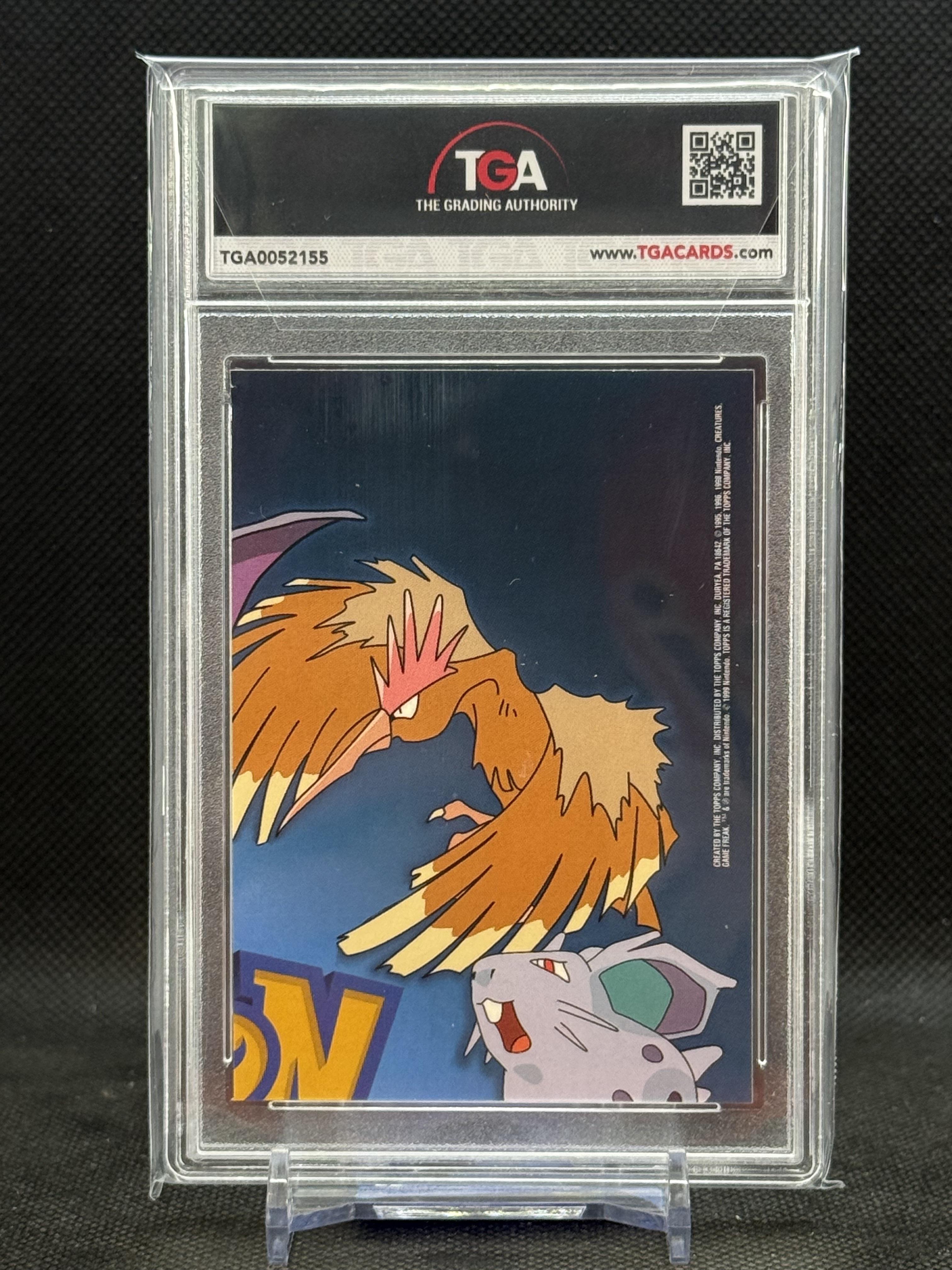 1999 Topps Pokemon TV Animation Edition Series 1 #TV7 Professor Oak TGA 8.5