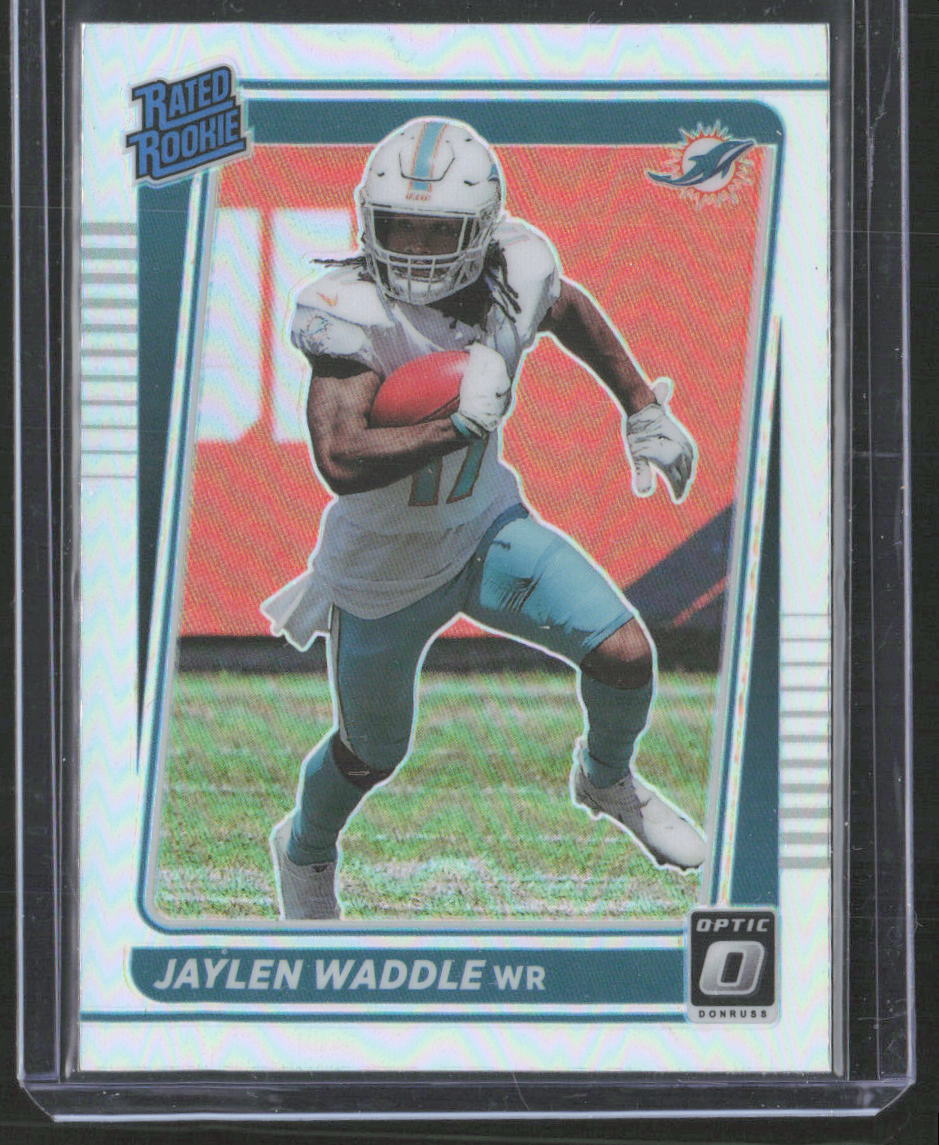 2021 Donruss Optic #208 Jaylen Waddle Holo