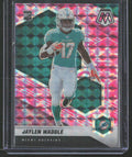 2021 Panini Mosaic #308 Jaylen Waddle Prizm Camo Pink
