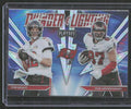 2021 Panini Playoff #TL-4 Tom Brady Rob Gronkowski Thunder Lightning Blue Prizm