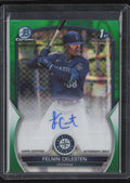 2023 Bowman Chrome #CPA-FC Felnin Celesten Autographs Green Refractor #/99