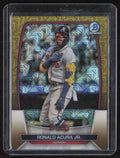 2023 Bowman #92 Ronald Acuña Jr. Mojo Gold Refractors #/50