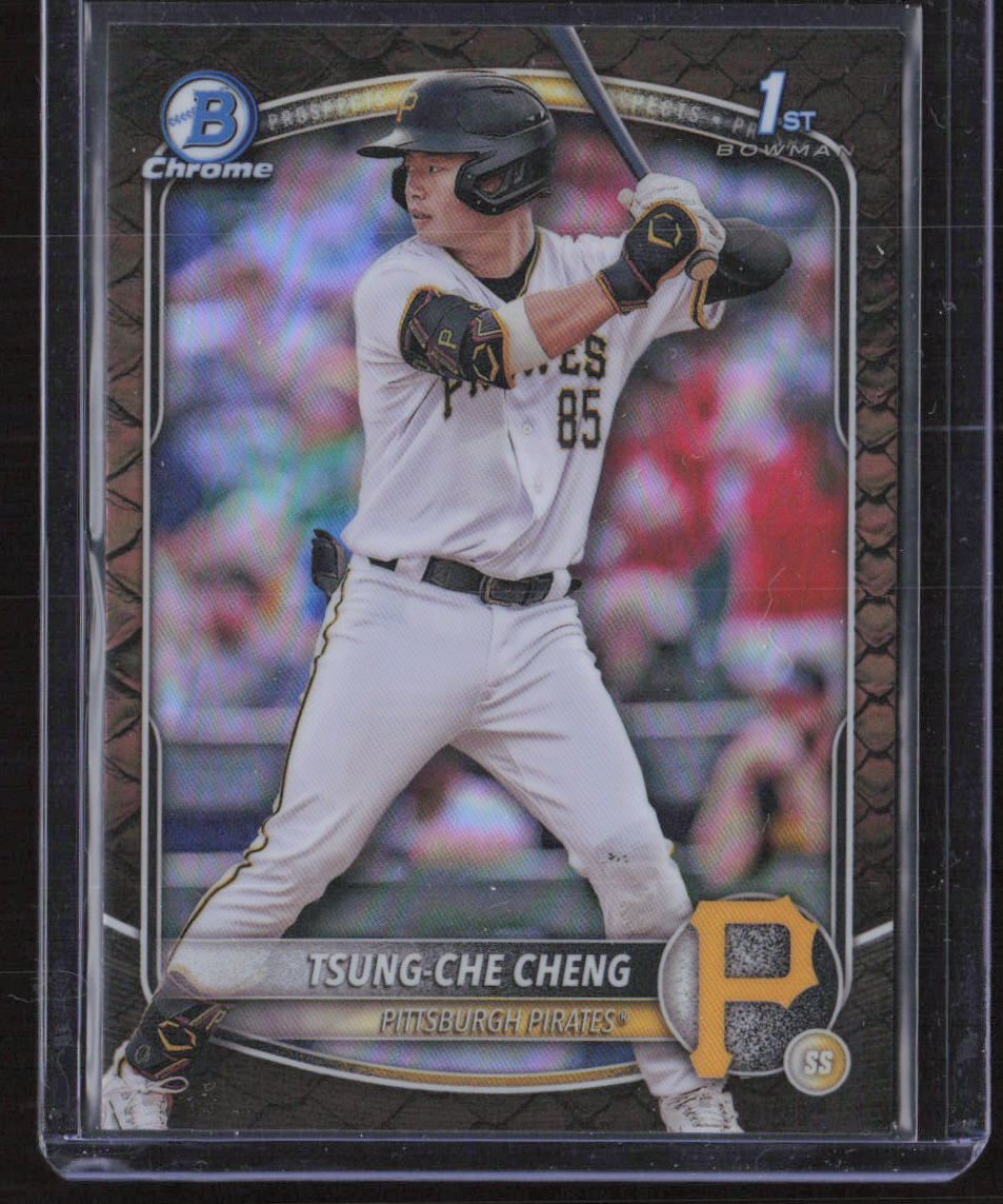 2025 Bowman #BCP-95 Tsung-Che Cheng Chrome Reptilian Refractor