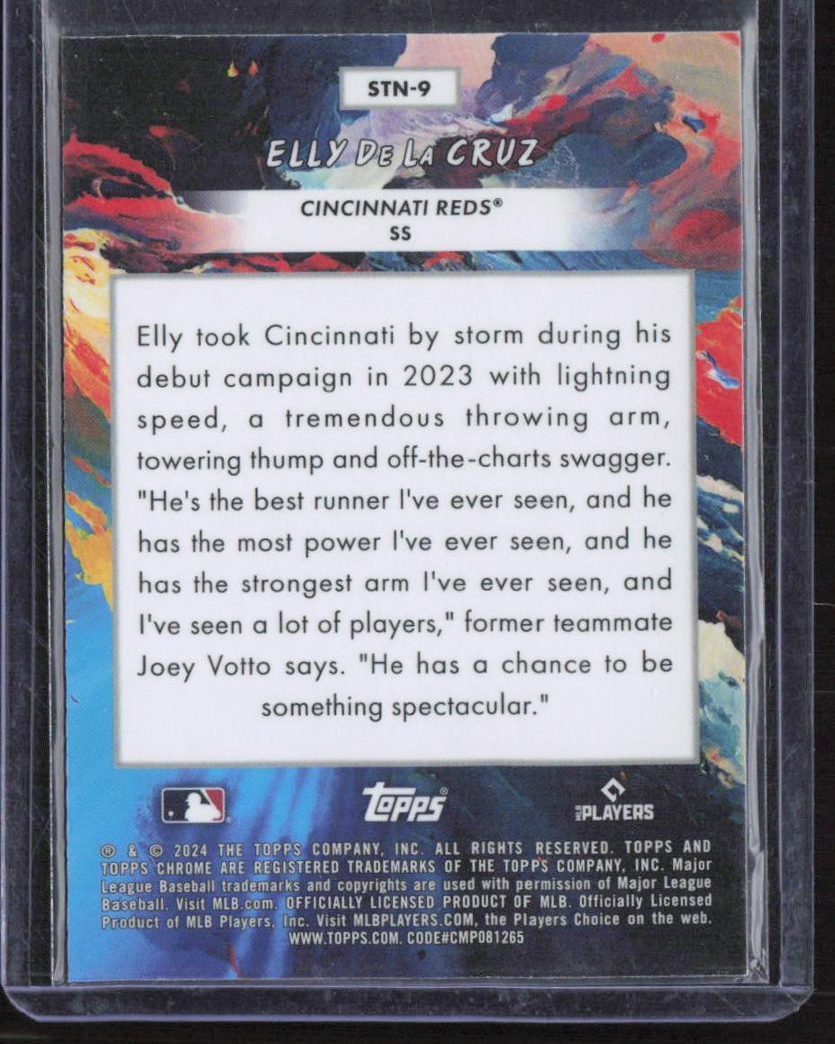 2024 Topps Chrome Cosmic #STN-9 Elly De La Cruz Stars in the Night