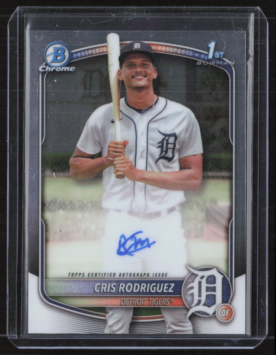 2025 Bowman Chrome #CPA-CR Cris Rodriguez Prospect Autographs