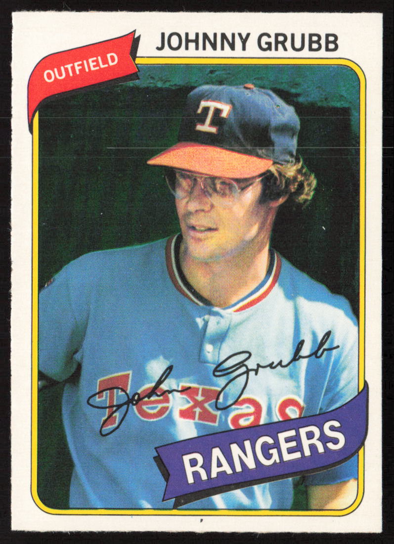 1980 O-Pee-Chee #165 Johnny Grubb