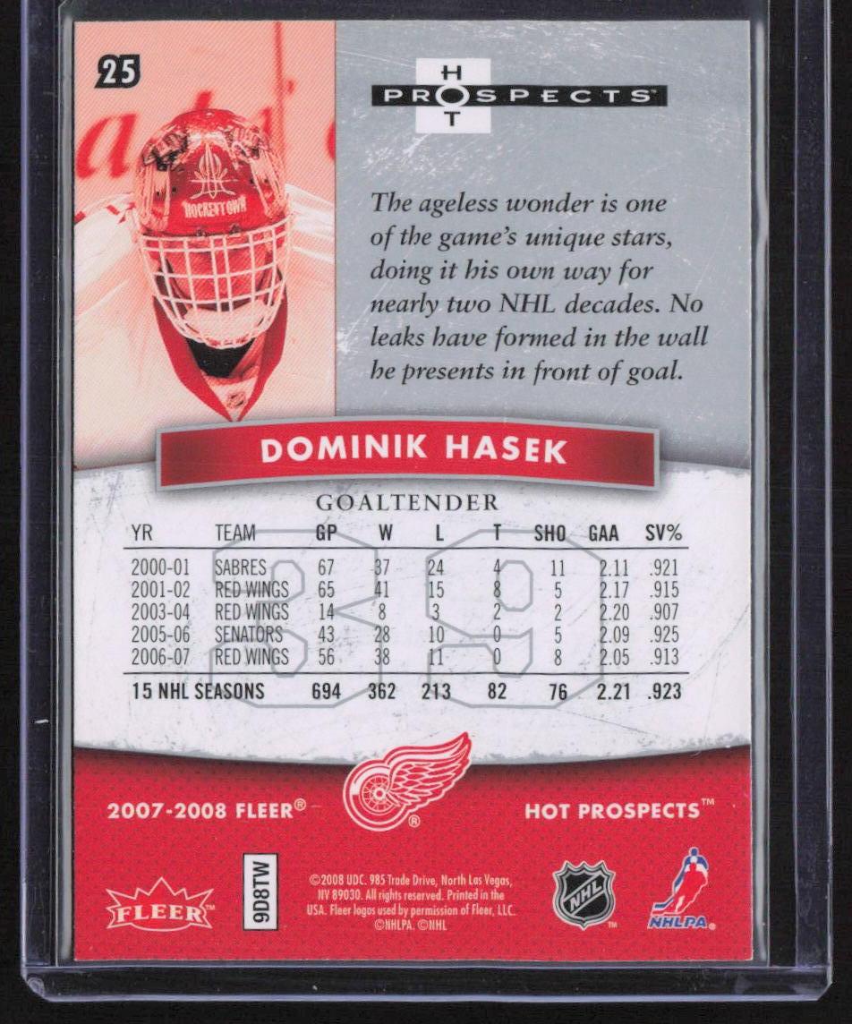 2007-08 Fleer Hot Prospects #25 Dominik Hasek