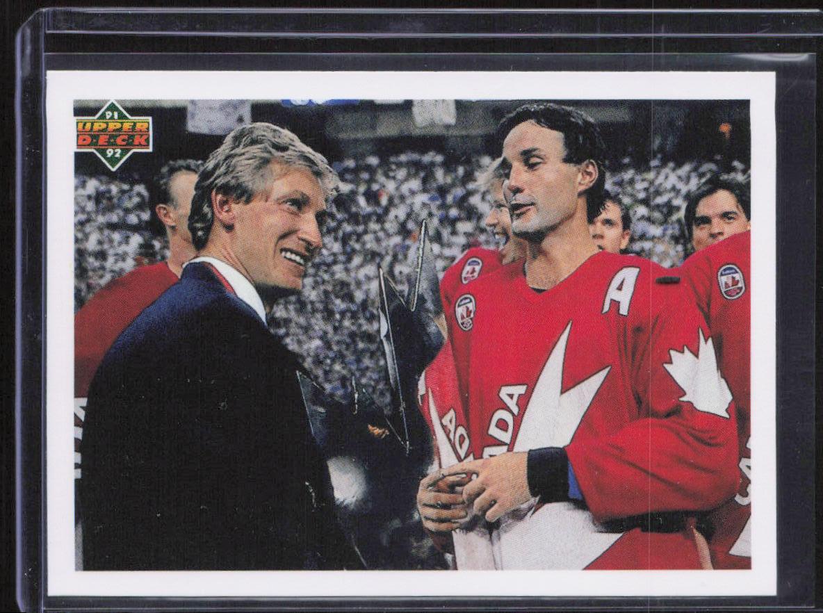 1991-92 Upper Deck #501 Canada Cup Checklist Wayne Gretzky Paul Coffey