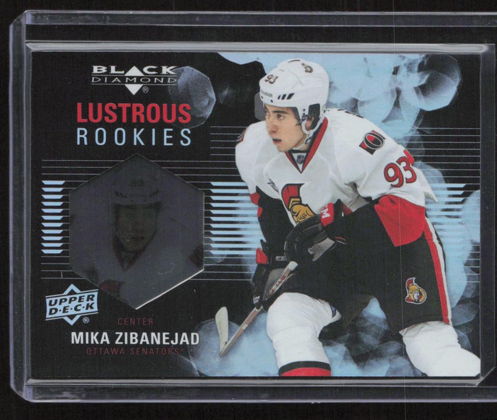 2011-12 Upper Deck Black Diamond #LR-12 Mika Zibanejad Lustrous Rookies