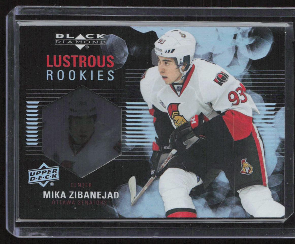 2011-12 Upper Deck Black Diamond #LR-12 Mika Zibanejad Lustrous Rookies