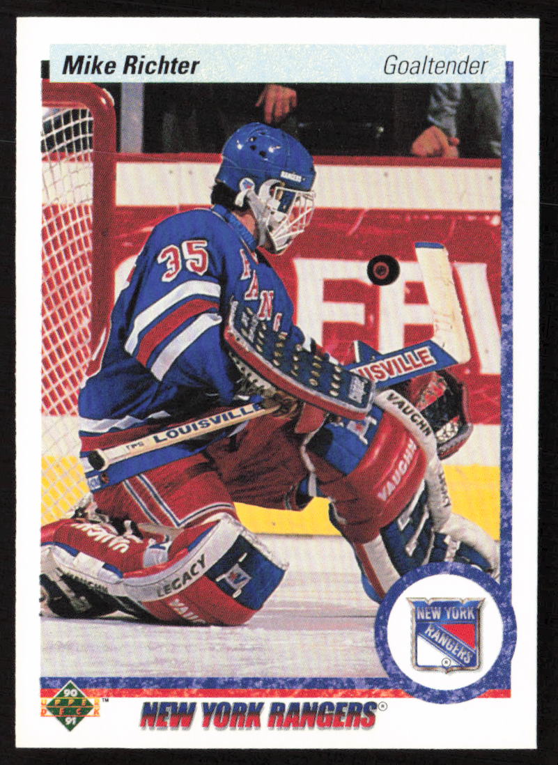 1990-91 Upper Deck #32 Mike Richter