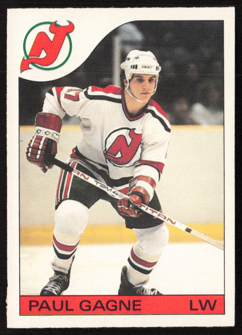 1985-86 O-Pee-Chee #163 Paul Gagne
