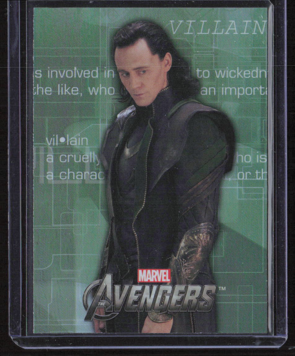 2012 Upper Deck Avengers Assemble #E-59 Loki Heroes-Villains Evolve