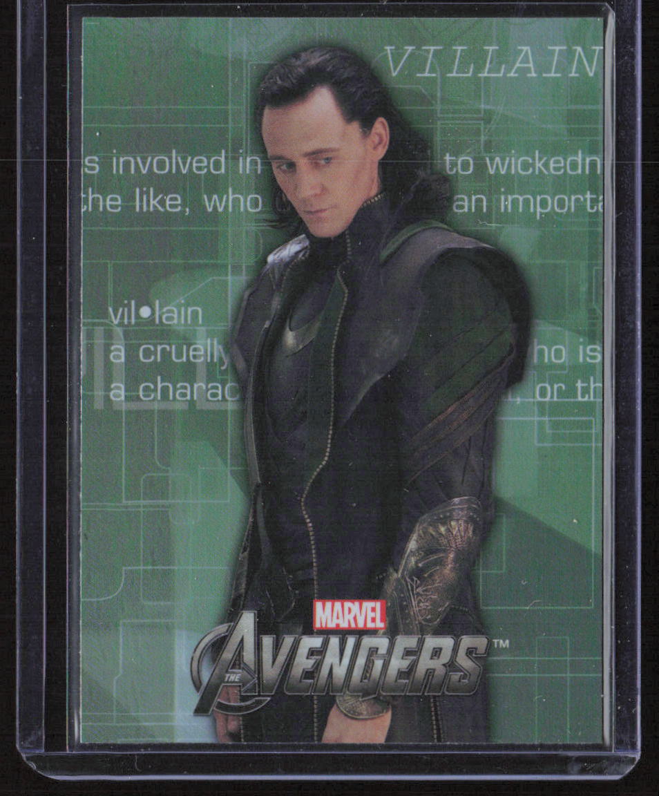 2012 Upper Deck Avengers Assemble #E-59 Loki Heroes-Villains Evolve