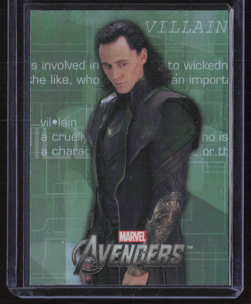 2012 Upper Deck Avengers Assemble #E-59 Loki Heroes-Villains Evolve