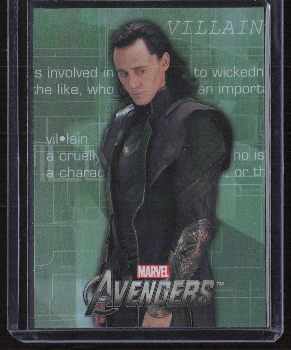 2012 Upper Deck Avengers Assemble #E-59 Loki Heroes-Villains Evolve