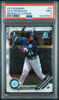 2019 Bowman #BCP-33 Julio Rodriguez Chrome Prospects PSA 9