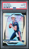 2024 Panini Prizm #329 Drake Maye Silver PSA 10