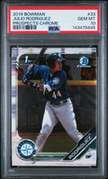 2019 Bowman #BCP-33 Julio Rodriguez Chrome Prospects PSA 10