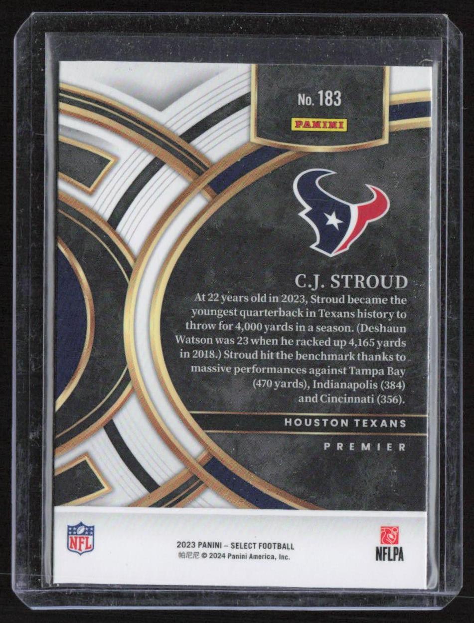 2023 Panini Select #183 C.J. Stroud