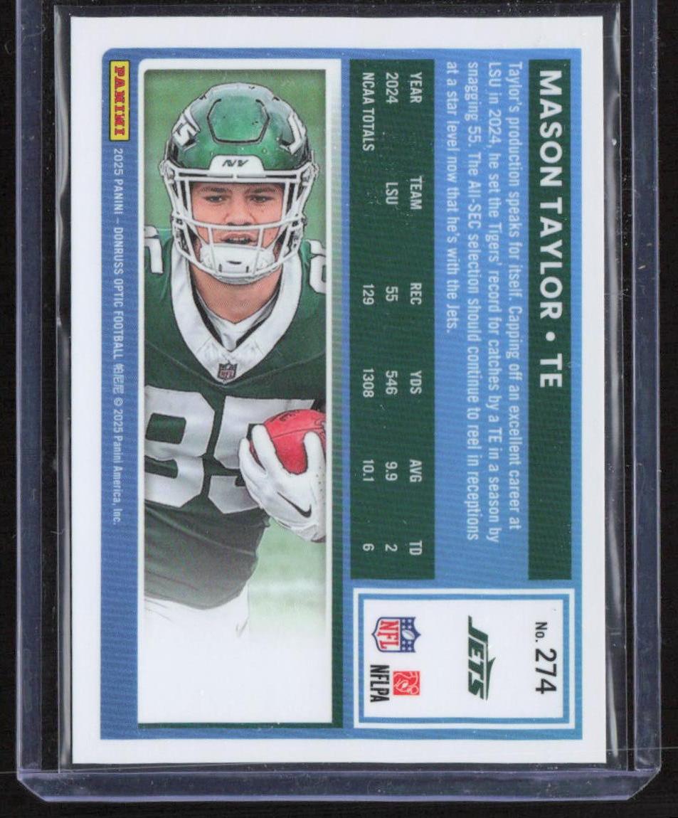 2025 Donruss Optic #274 Mason Taylor