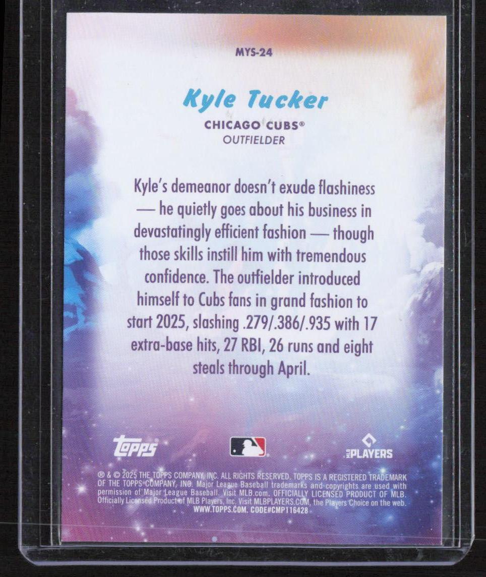 2025 Topps Update #MYS-24 Kyle Tucker Mystical