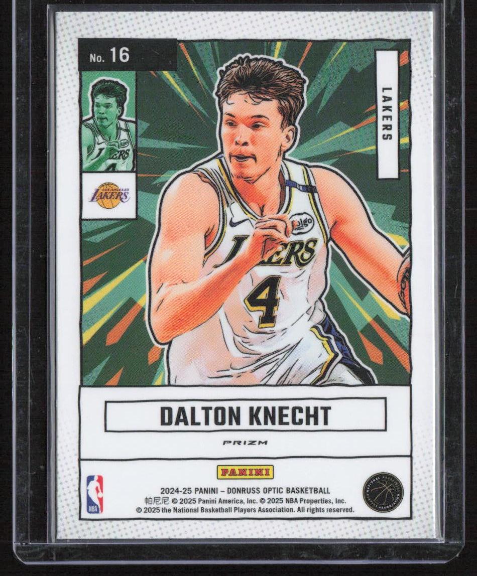 2024-25 Donruss Optic #16 Dalton Knecht Net Marvels Fast Break Holo